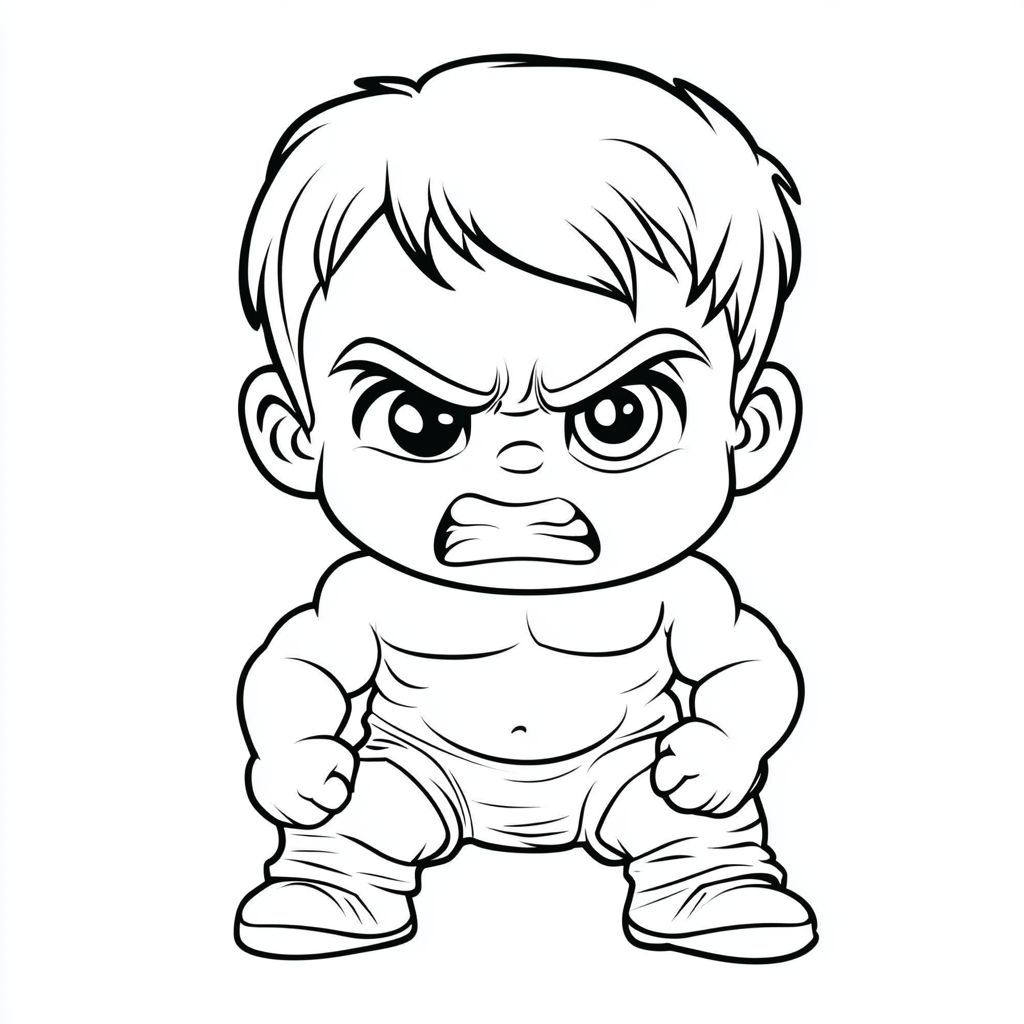 Baby Hulk Coloring Pages Baby Hulk Coloring Pages