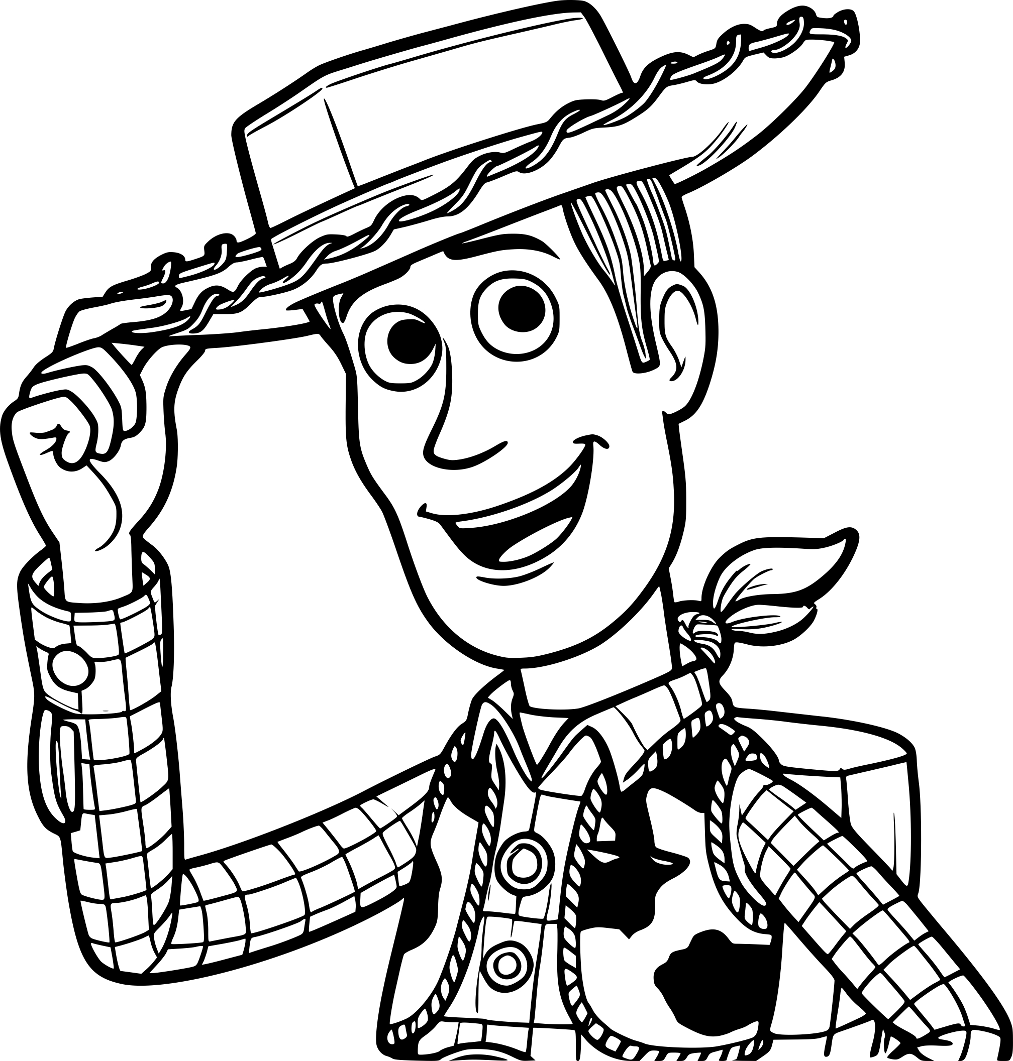 Sheriff Woody’s Classic Greeting Coloring Pages Sheriff Woody’s Classic Greeting Coloring Pages