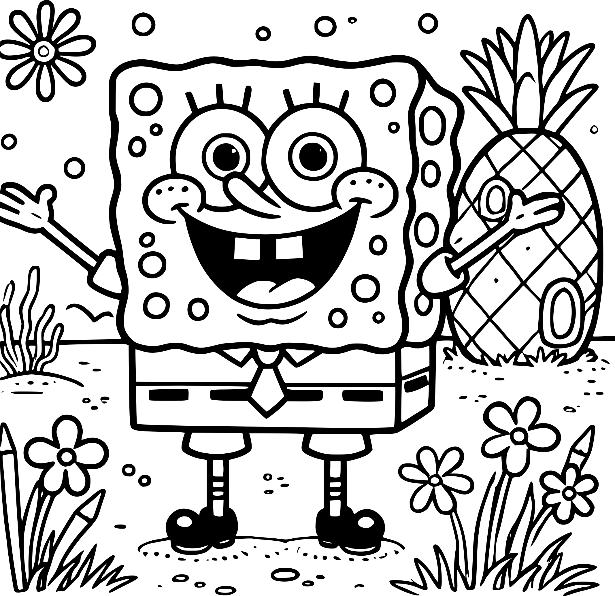 Spongebob Squarepants Coloring Pages Spongebob Squarepants Coloring Pages