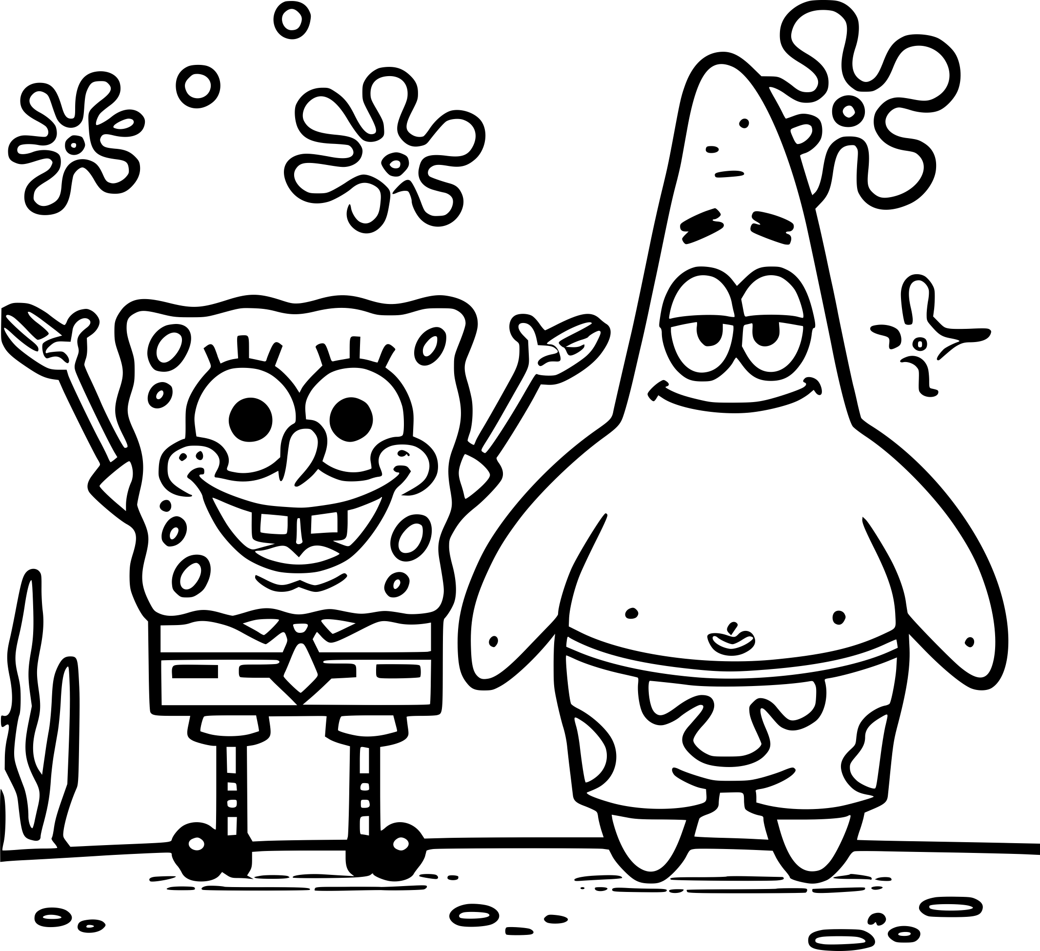 Spongebob And Patrick Coloring Pages Spongebob And Patrick Coloring Pages