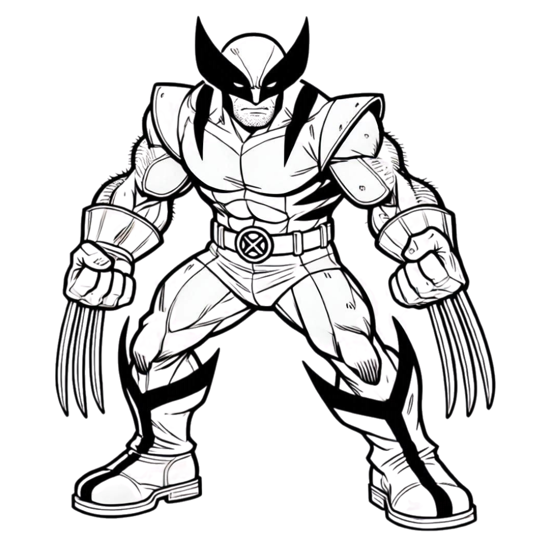 Wolverine The Fearless Mutant Hero Coloring Pages Wolverine The Fearless Mutant Hero Coloring Pages